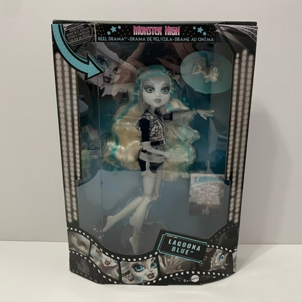 Monster High Reel Drama Lagoona Blue Barbie doll